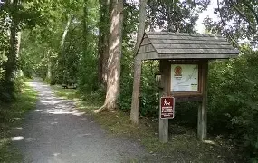 A rail trail near Kingston, NY